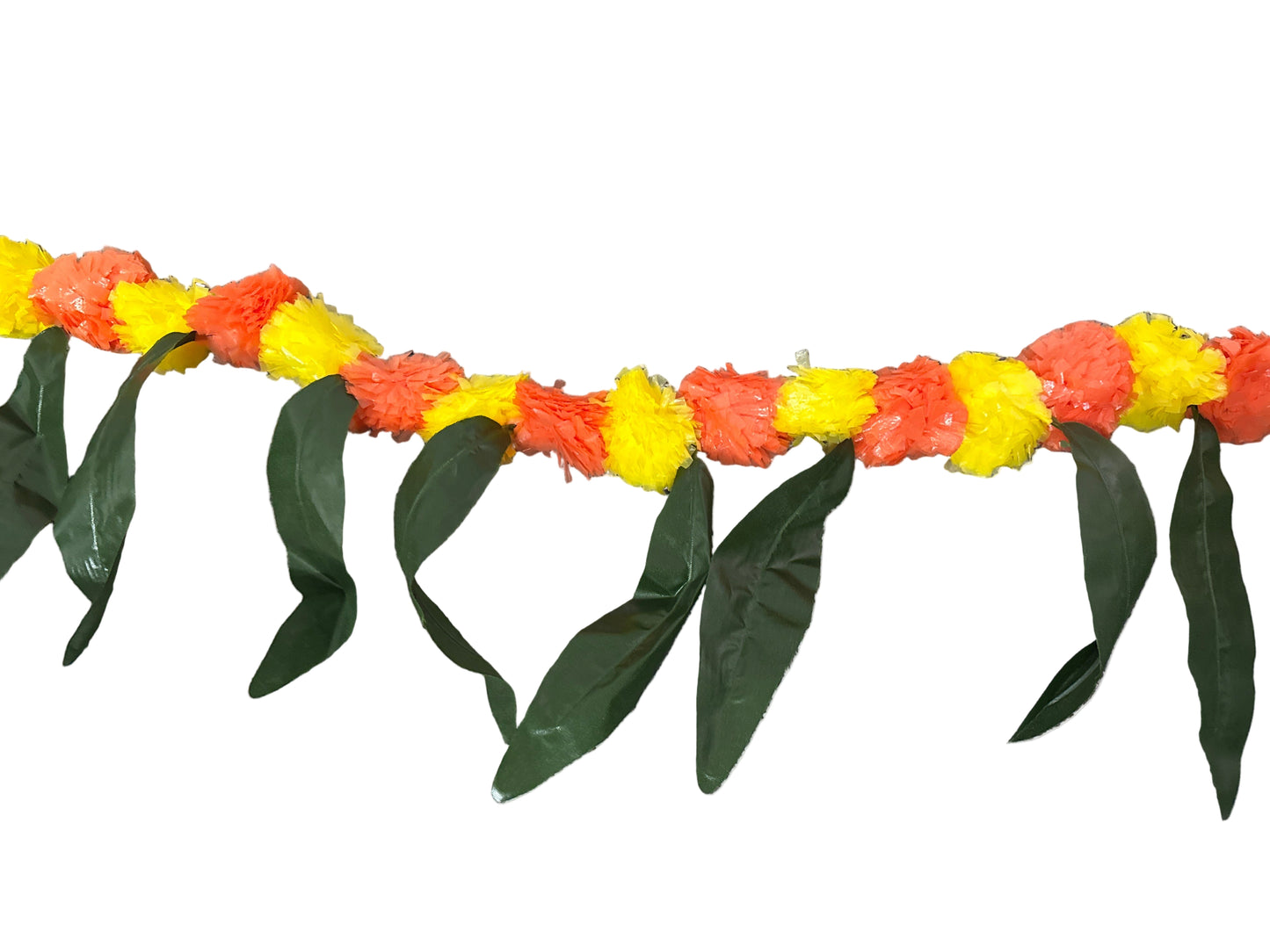 Artificial Traditional Door Garland | Indian Toran for Festive Decor | Marigold Bandhanwar for Diwali, Wedding, Housewarming | Reusable Floral Hanging