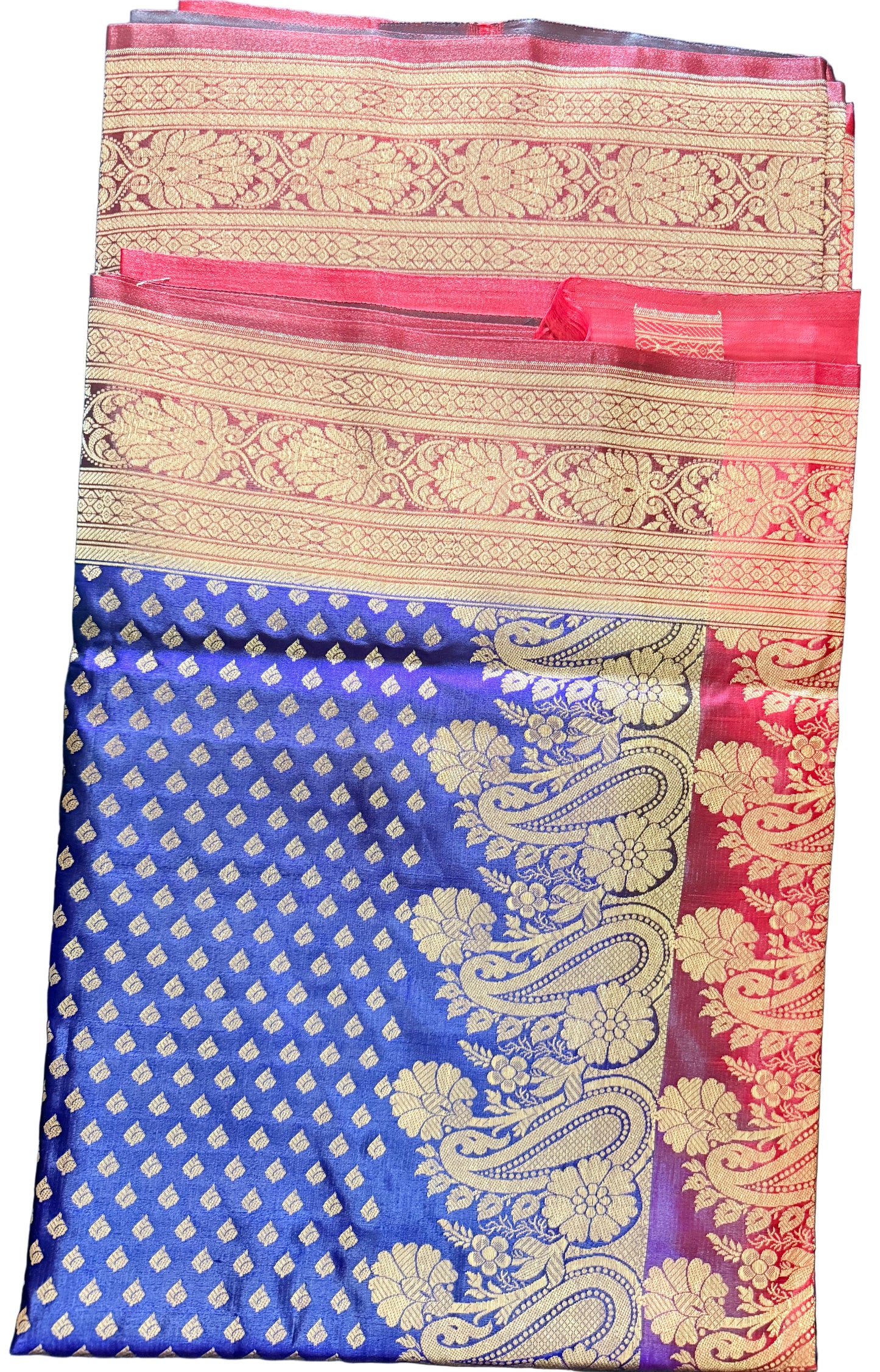 Banarasi Silk Saree, Traditional Indian, Handwoven, Multiple Colors, Wedding & Festival Wear
