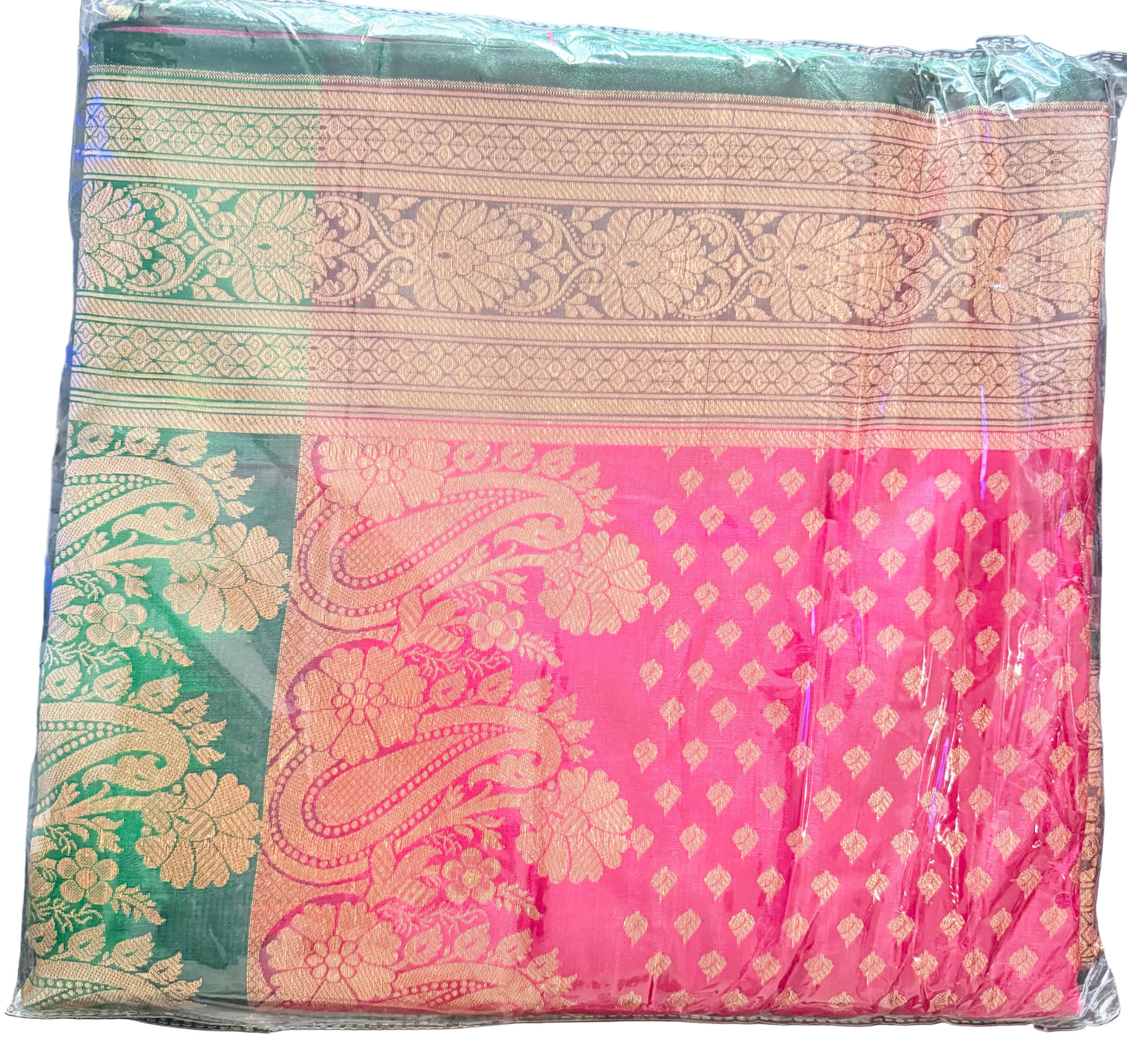 Banarasi Silk Saree, Traditional Indian, Handwoven, Multiple Colors, Wedding & Festival Wear