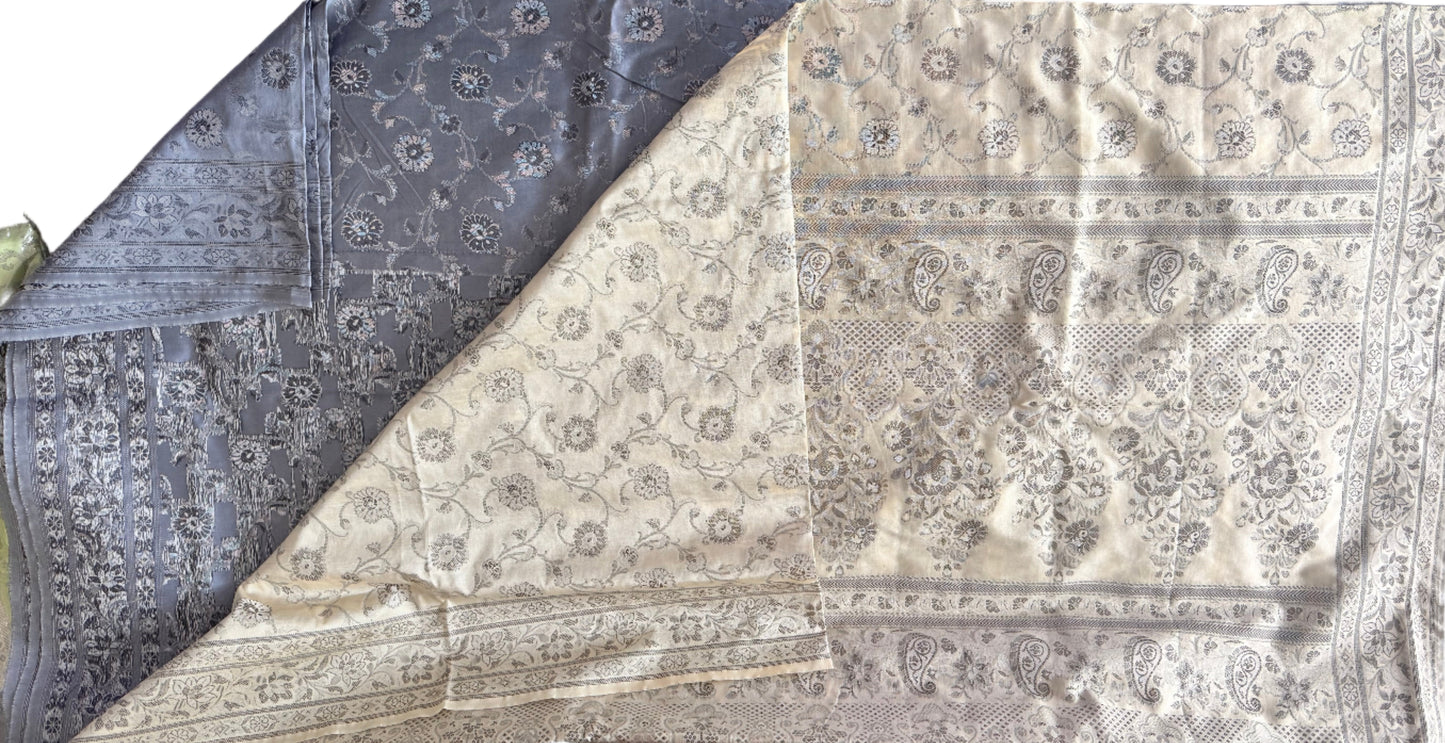 Pashmina Silk Saree Collection, Traditional Indian, Handwoven, Multiple Colors, Wedding & Festival Wear