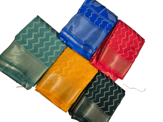 Dupion Silk Saree Collection, Traditional Indian, Handwoven, Multiple Colors, Wedding & Festival Wear