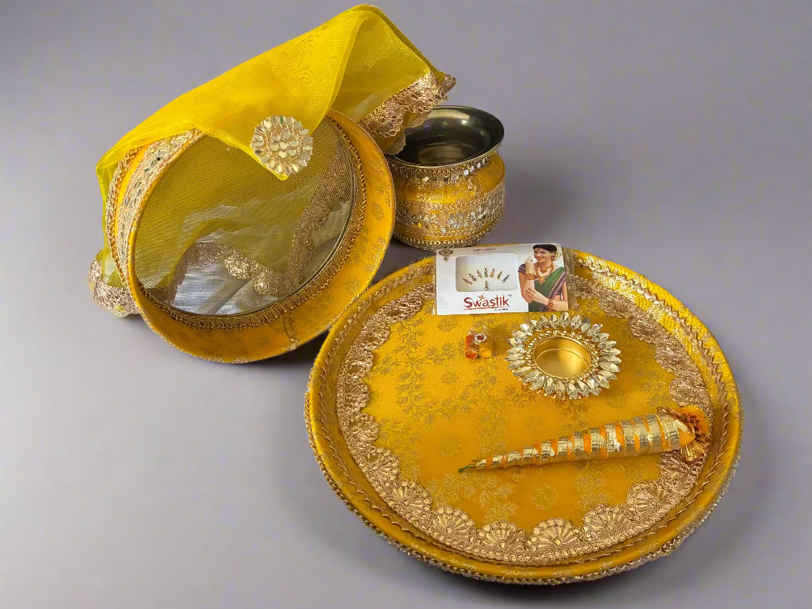 Karwa Chauth Thali Set – Celebrate Tradition in Style