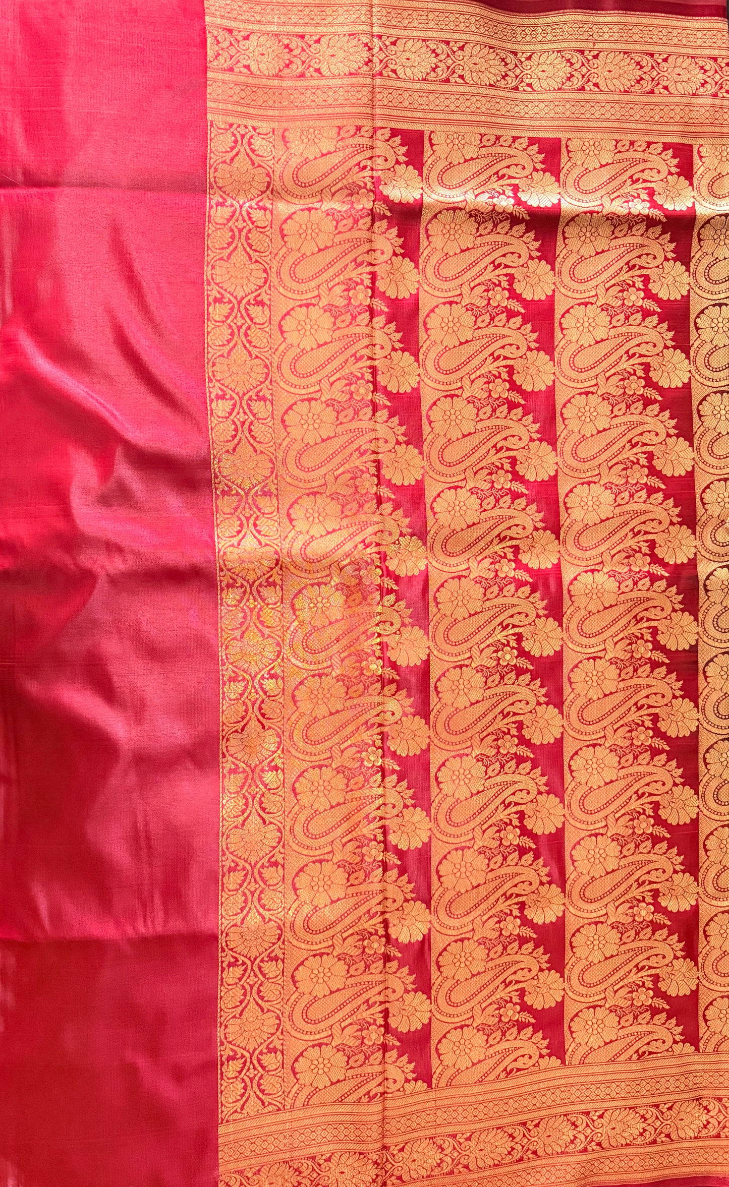 Banarasi Silk Saree, Traditional Indian, Handwoven, Multiple Colors, Wedding & Festival Wear