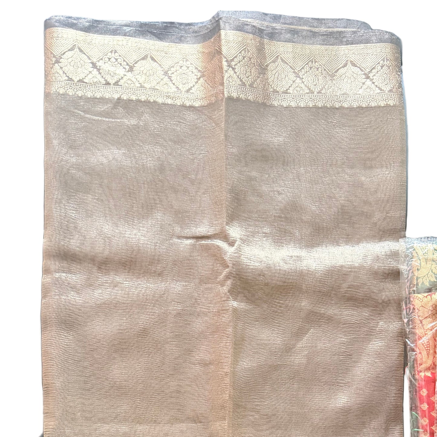 Tissue sarees, Traditional Indian, Handwoven, Multiple Colors, Wedding & Festival Wear